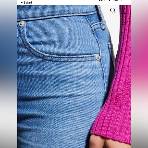 NWT✨rag & bone Nina High-Rise Ankle Flared Jeans - Picture 8 of 8